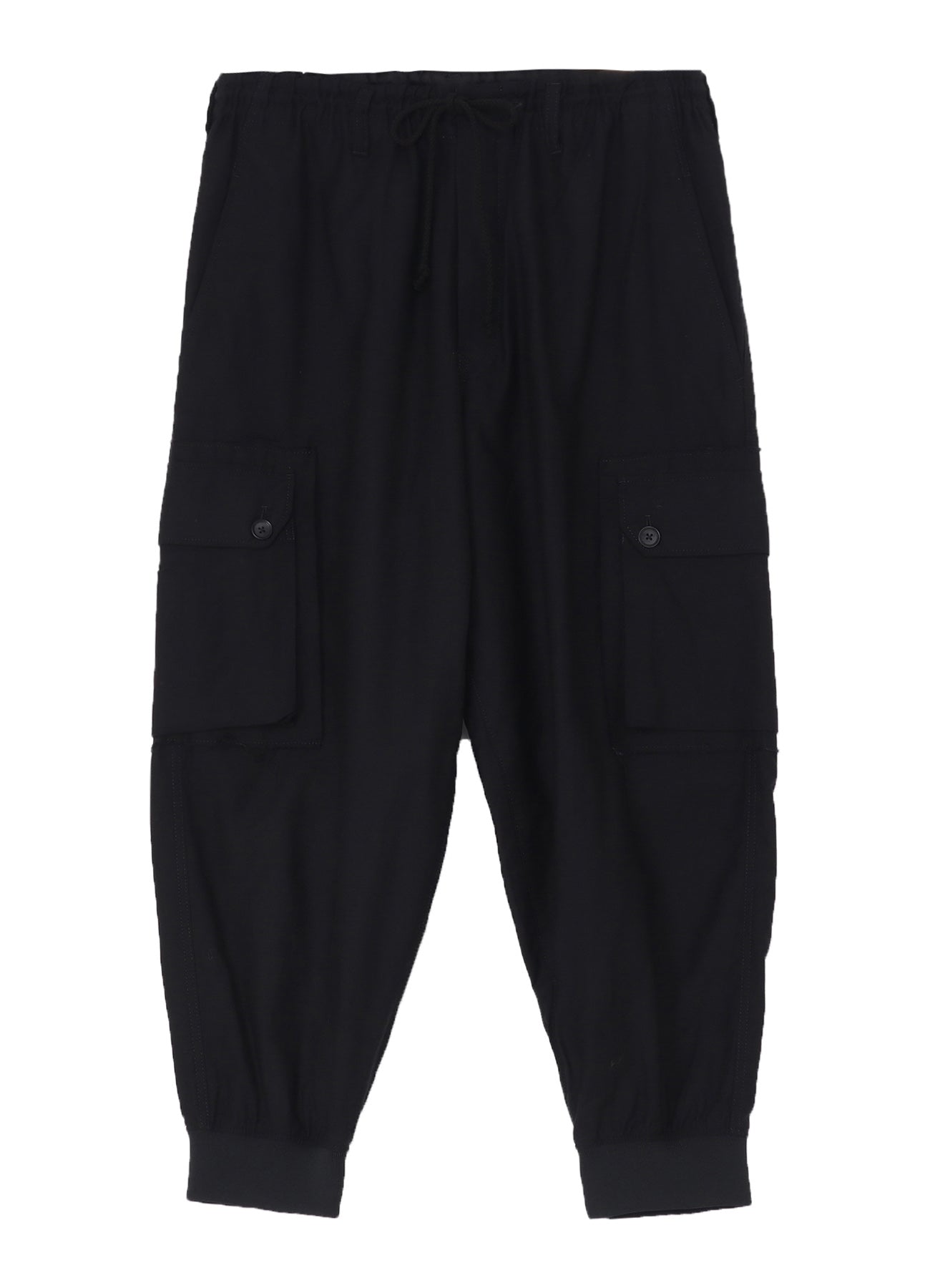 COTTON TWILL STANDARD RIBBED HEM CARGO