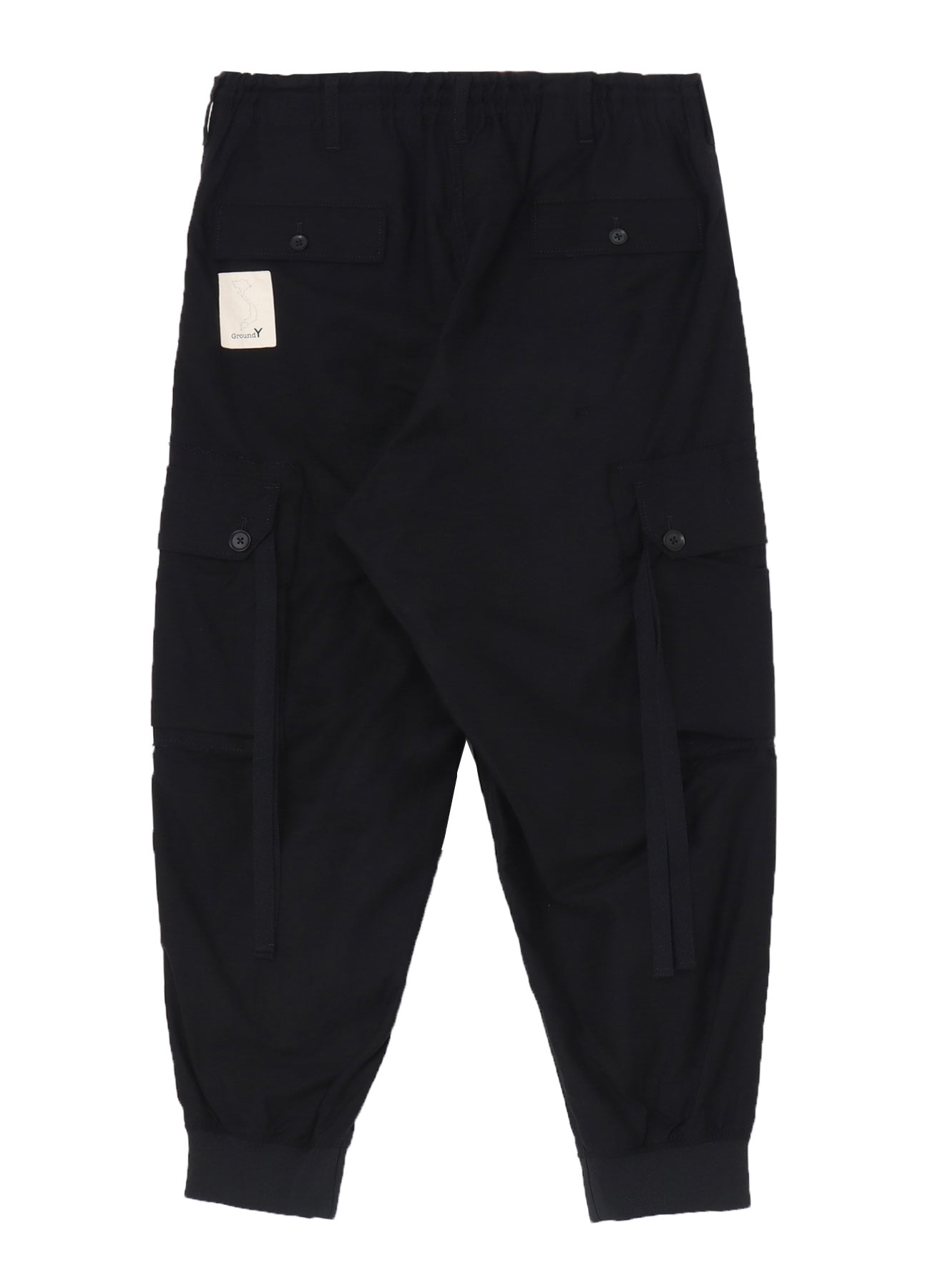 COTTON TWILL STANDARD RIBBED HEM CARGO