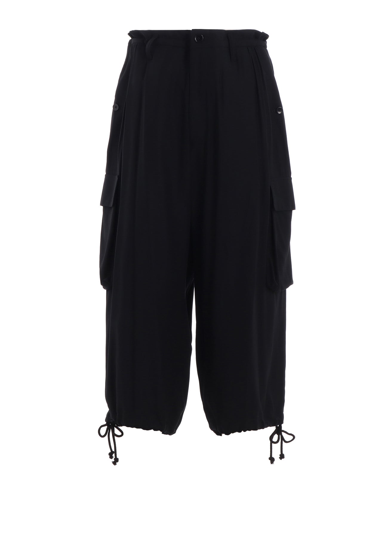 RAYON TWILL 3D HALF POCKET PANTS