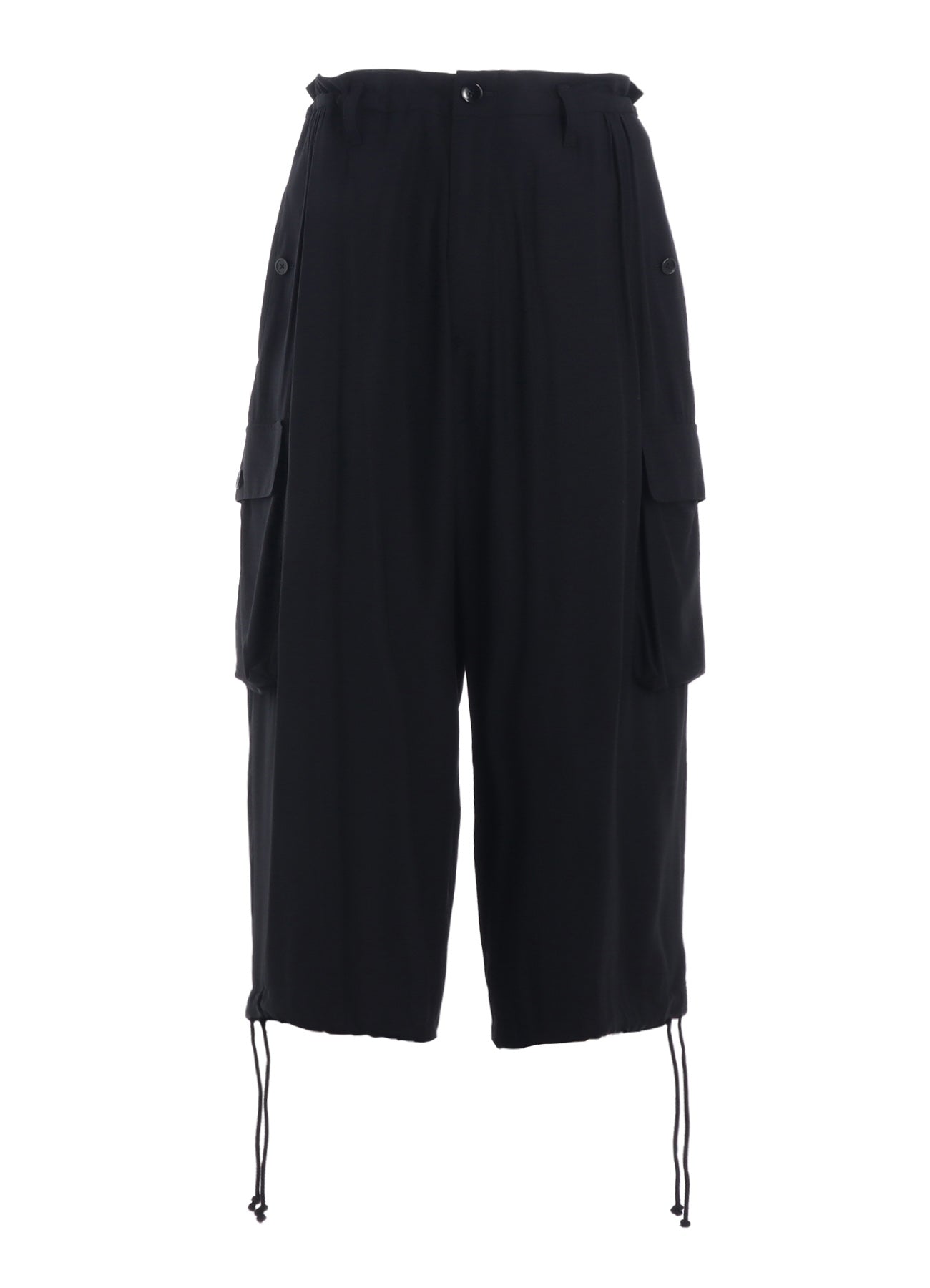 RAYON TWILL 3D HALF POCKET PANTS