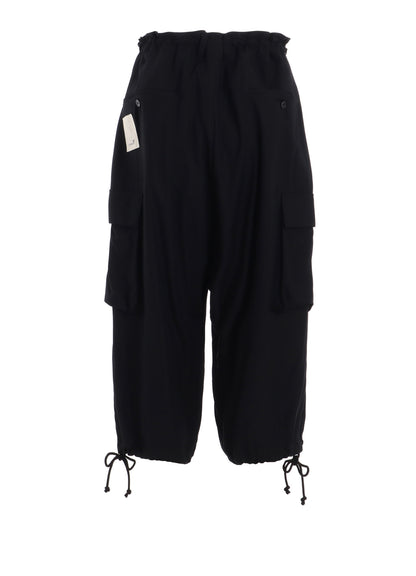 RAYON TWILL 3D HALF POCKET PANTS