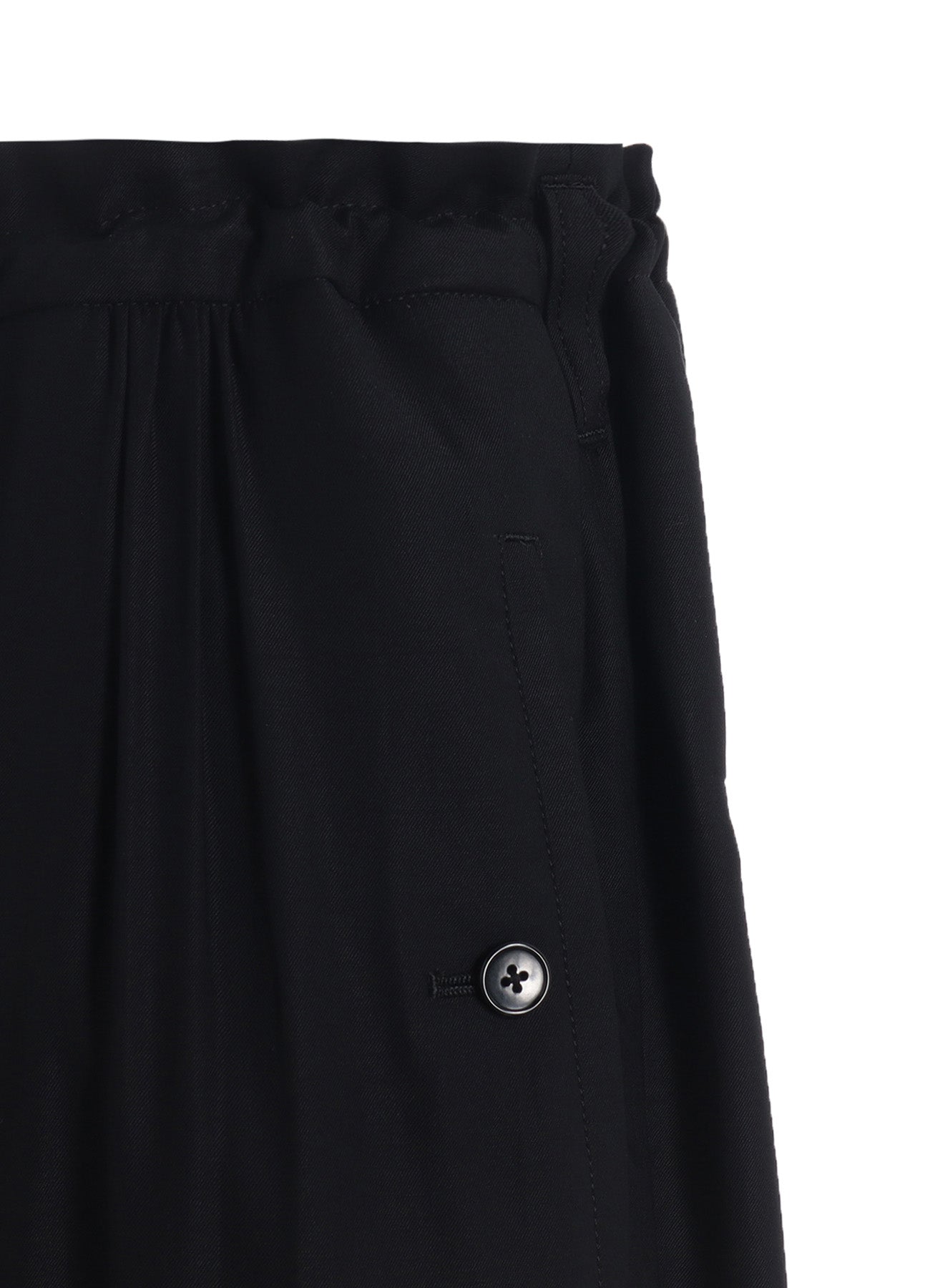 RAYON TWILL 3D HALF POCKET PANTS