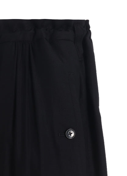 RAYON TWILL 3D HALF POCKET PANTS