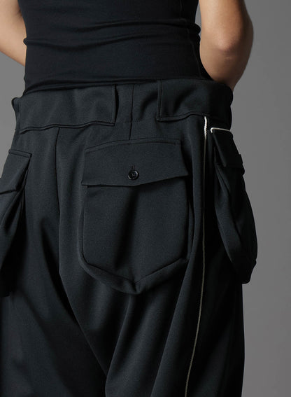 POLYESTER SMOOTH SHORT PANTS