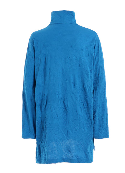 CATCH WASHER RIGHT BUTTON-OPENING BIG TURTLENECK