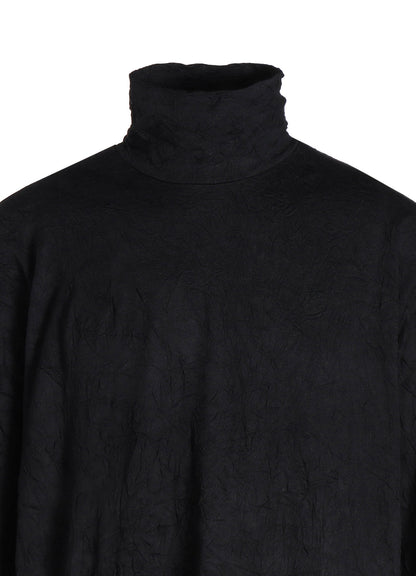 CATCH WASHER RIGHT BUTTON-OPENING BIG TURTLENECK