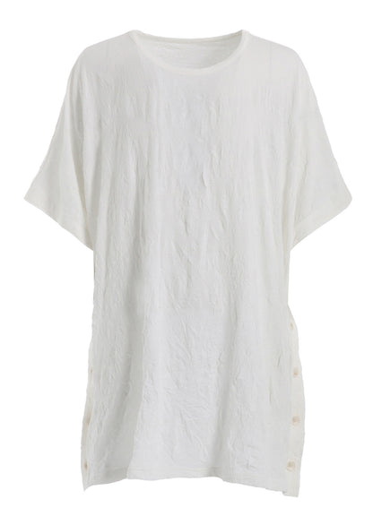 CATCH WASHER BIG T WITH SIDE BUTTONS T-SHIRT