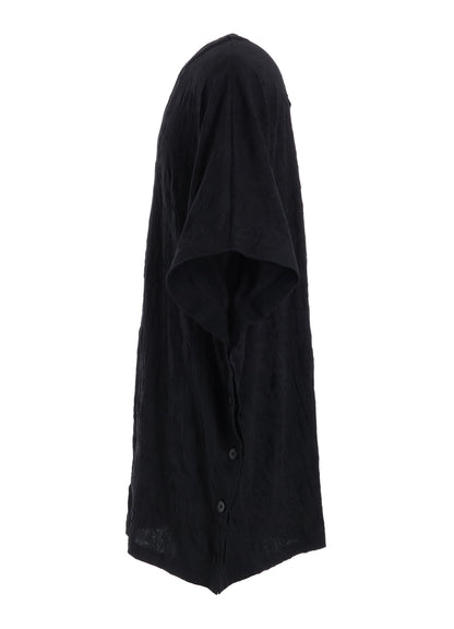 CATCH WASHER BIG T WITH SIDE BUTTONS T-SHIRT