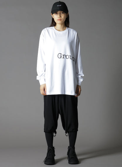 Ground Y×NEWERA®  L/S OVERSIZED PERFORMANCE TEE