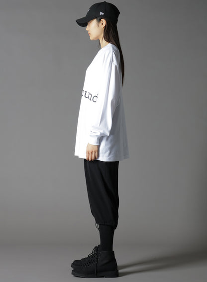 Ground Y×NEWERA®  L/S OVERSIZED PERFORMANCE TEE