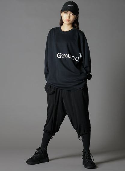 Ground Y×NEWERA®  L/S OVERSIZED PERFORMANCE TEE