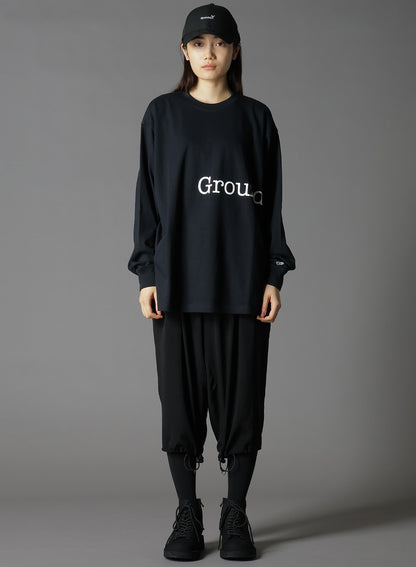 Ground Y×NEWERA®  L/S OVERSIZED PERFORMANCE TEE