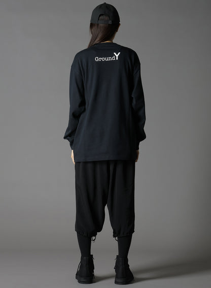 Ground Y×NEWERA®  L/S OVERSIZED PERFORMANCE TEE