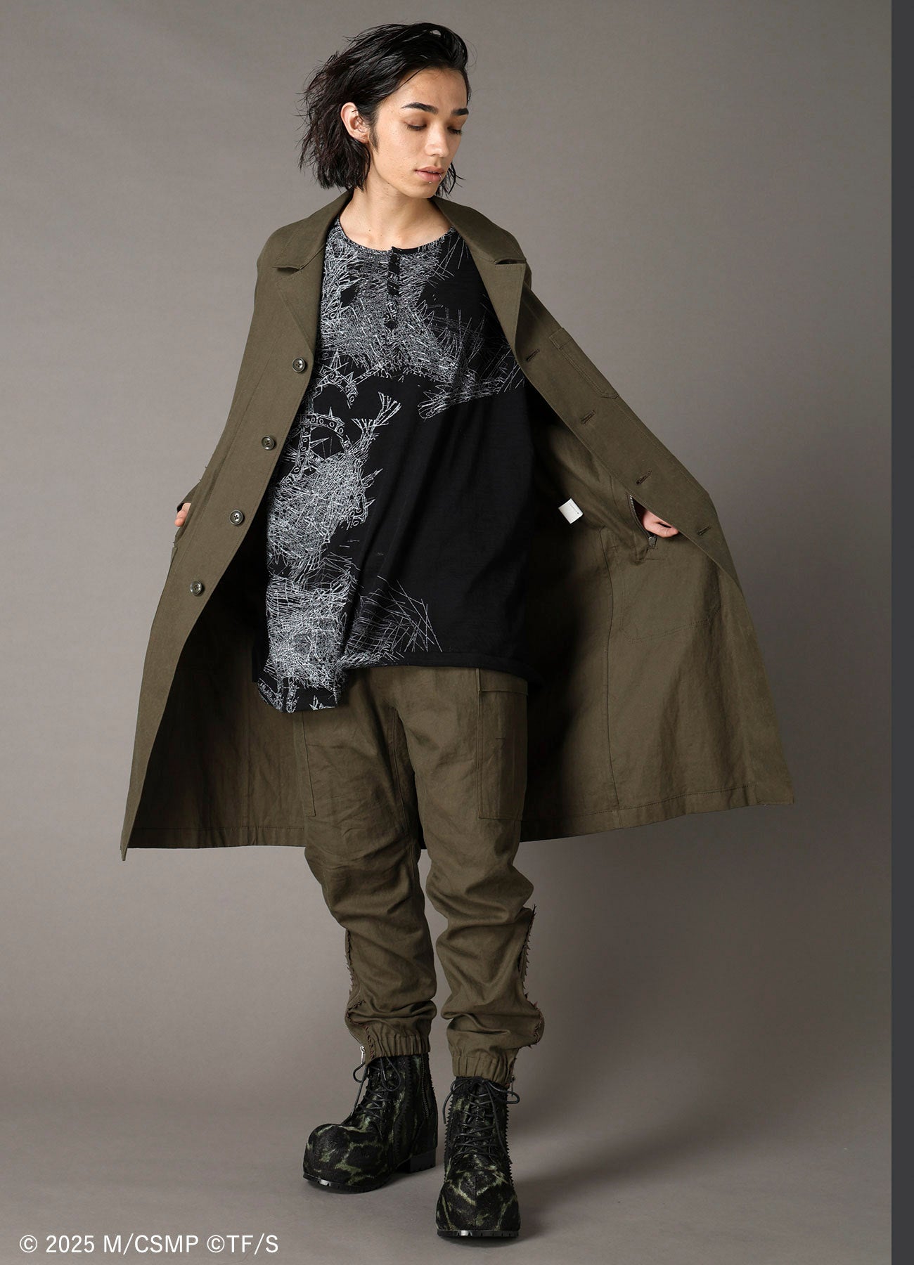 【Pre-Order】Ground Y×CHAINSAW MAN Collaborate Collection CHAINSAW TAPE COAT