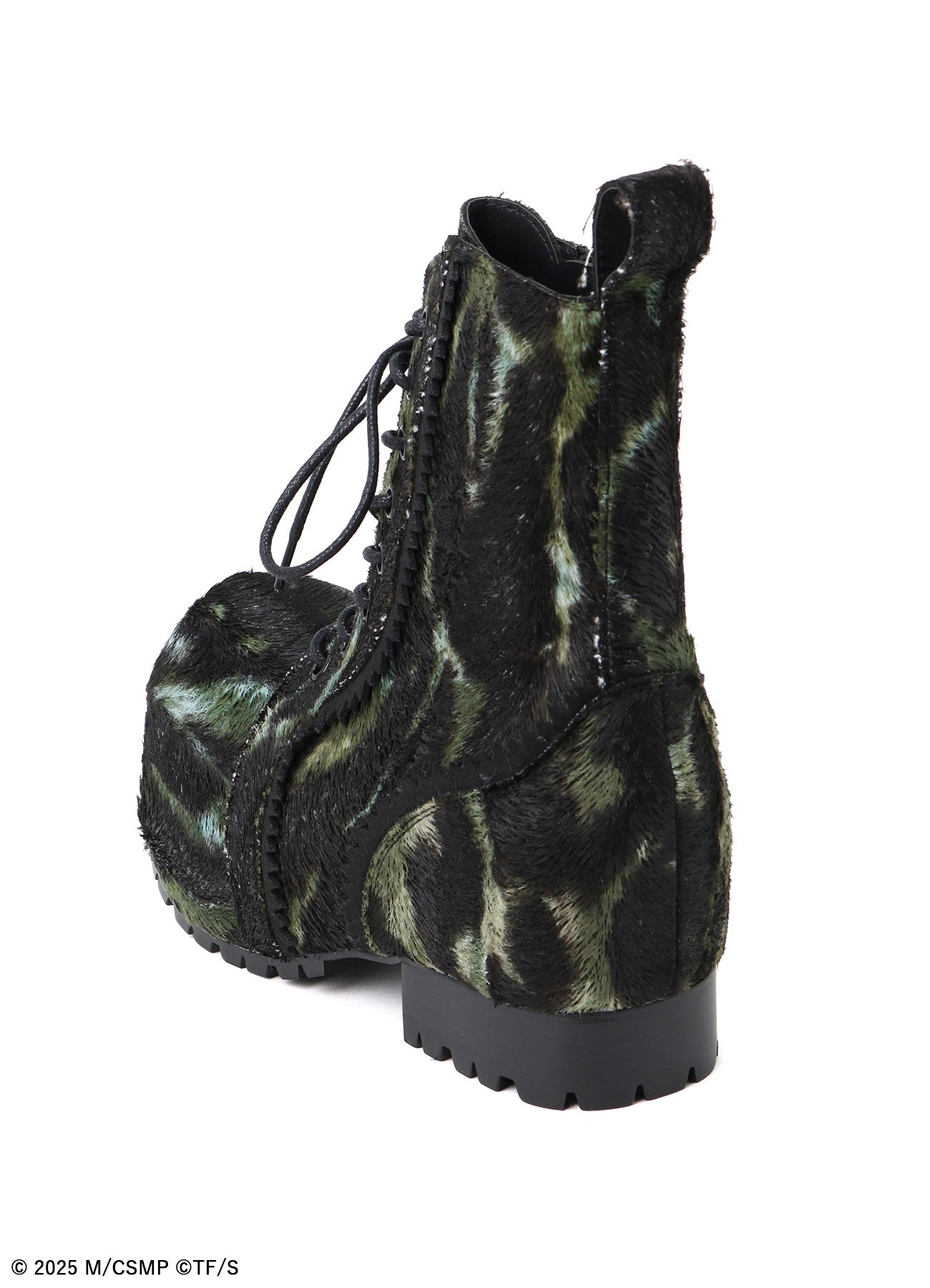 【Pre-Order】Ground Y×CHAINSAW MAN Collaborate Collection CHAINSAW HAIR CALF PLATFORM SHOES【Shipping sequentially from late February 2026】