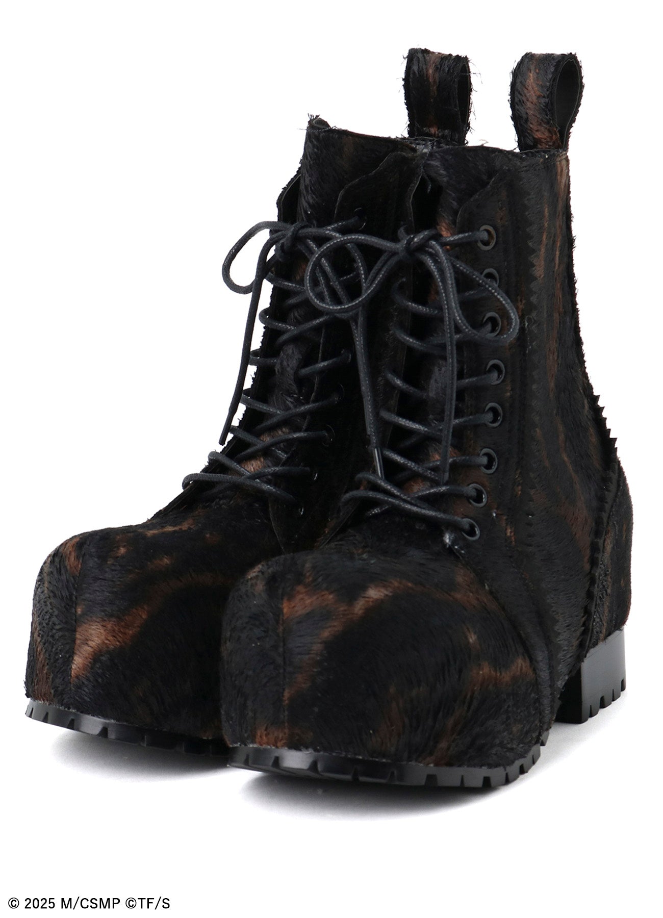 【Pre-Order】Ground Y×CHAINSAW MAN Collaborate Collection CHAINSAW HAIR CALF PLATFORM SHOES【Shipping sequentially from late February 2026】