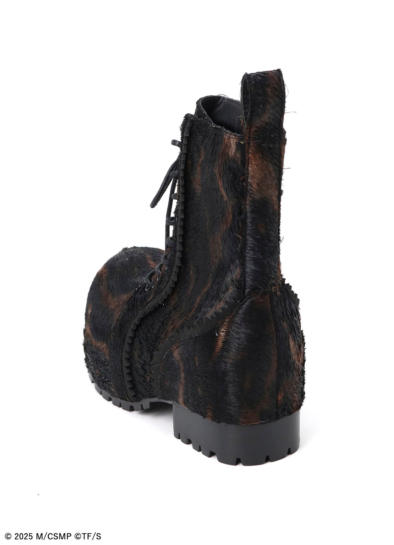 【Pre-Order】Ground Y×CHAINSAW MAN Collaborate Collection CHAINSAW HAIR CALF PLATFORM SHOES【Shipping sequentially from late February 2026】
