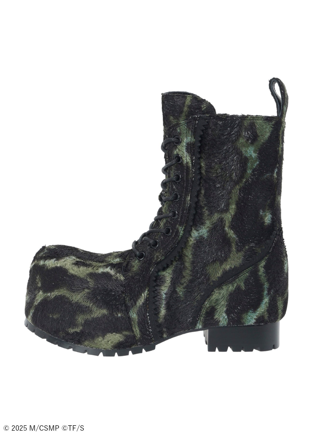 【Pre-Order】Ground Y×CHAINSAW MAN Collaborate Collection CHAINSAW HAIR CALF PLATFORM SHOES