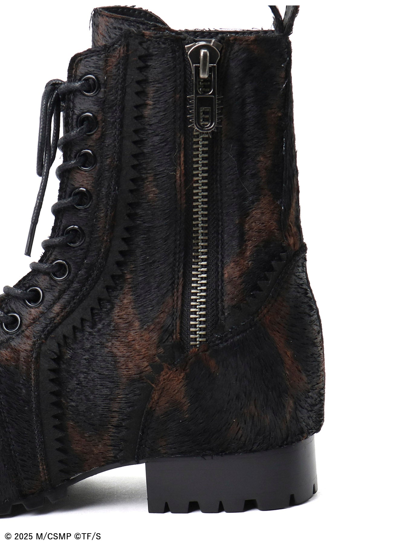【Pre-Order】Ground Y×CHAINSAW MAN Collaborate Collection CHAINSAW HAIR CALF PLATFORM SHOES【Shipping sequentially from late February 2026】