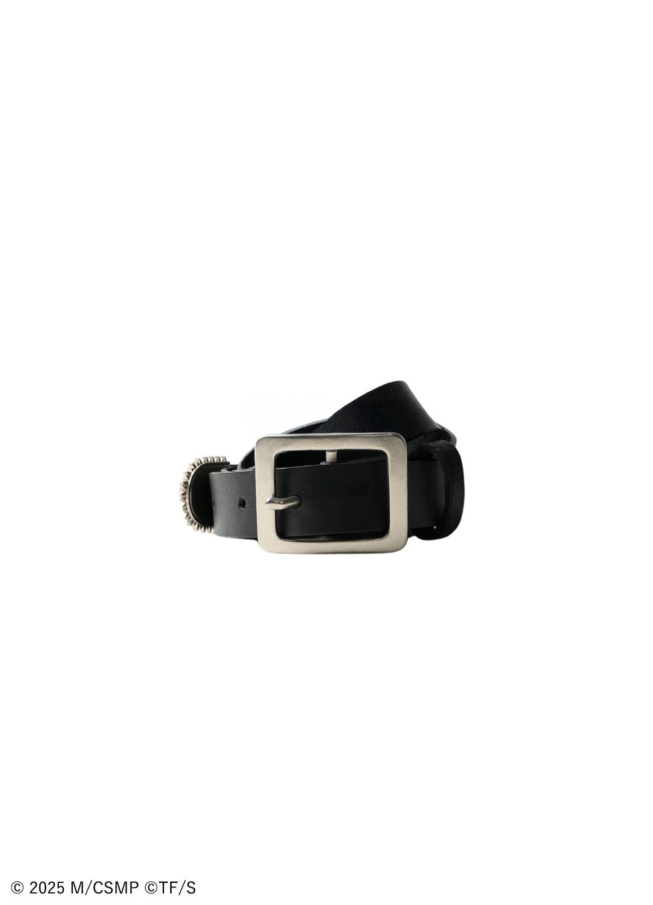 【Pre-Order】Ground Y×CHAINSAW MAN Collaborate Collection CHAINSAW LEATHER BELT SLIM VER