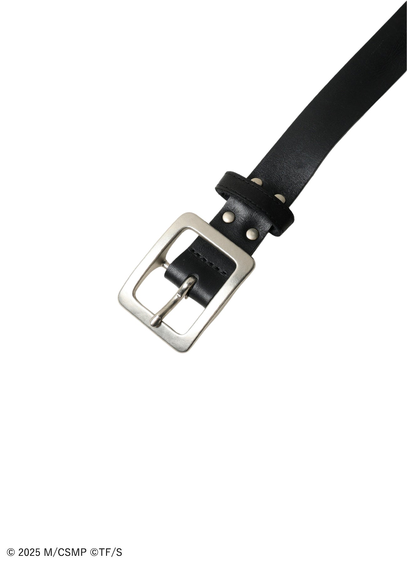【Pre-Order】Ground Y×CHAINSAW MAN Collaborate Collection CHAINSAW LEATHER BELT SLIM VER