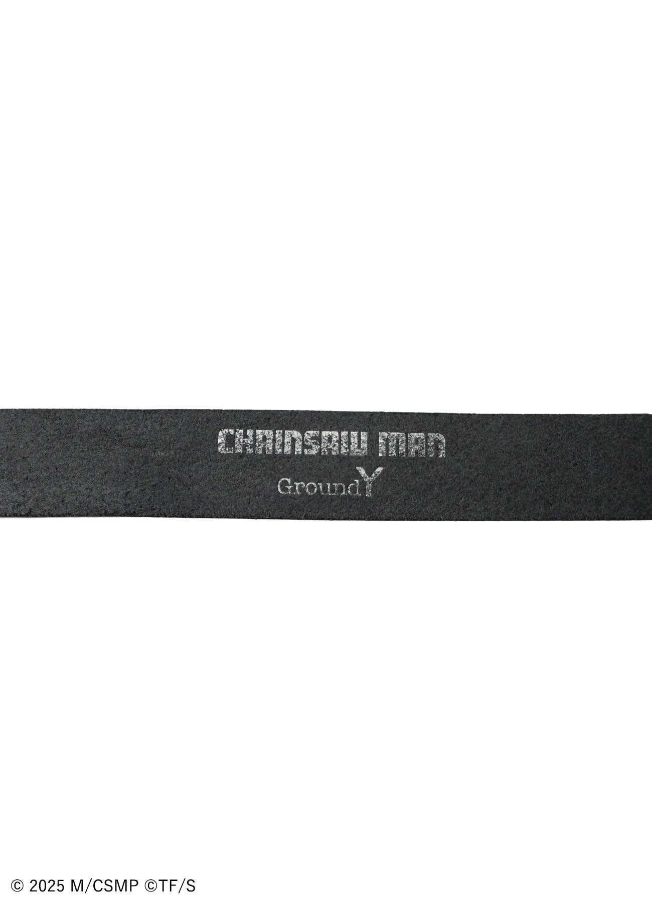 【Pre-Order】Ground Y×CHAINSAW MAN Collaborate Collection CHAINSAW LEATHER BELT SLIM VER