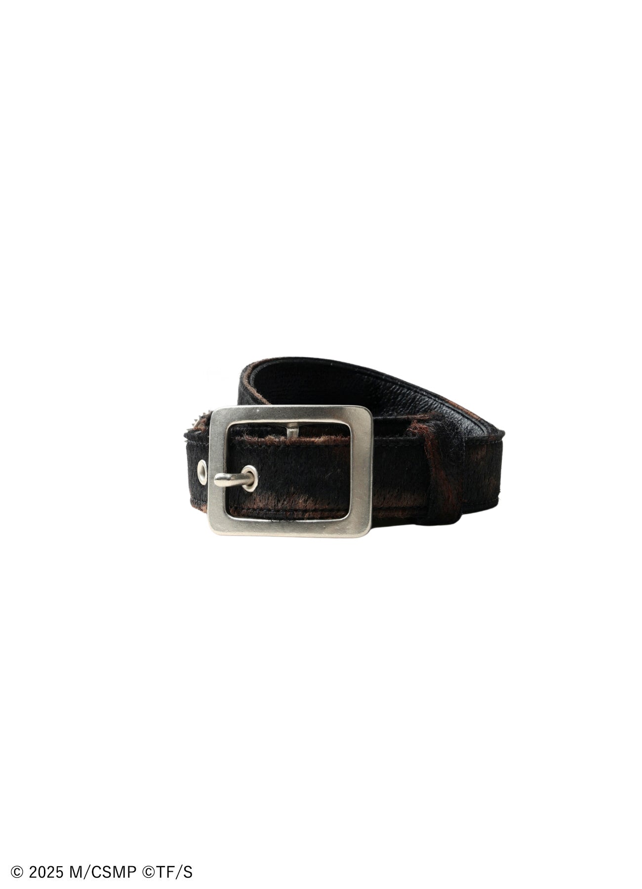【Pre-Order】Ground Y×CHAINSAW MAN Collaborate Collection CHAINSAW HAIR CALF BELT SLIM VER