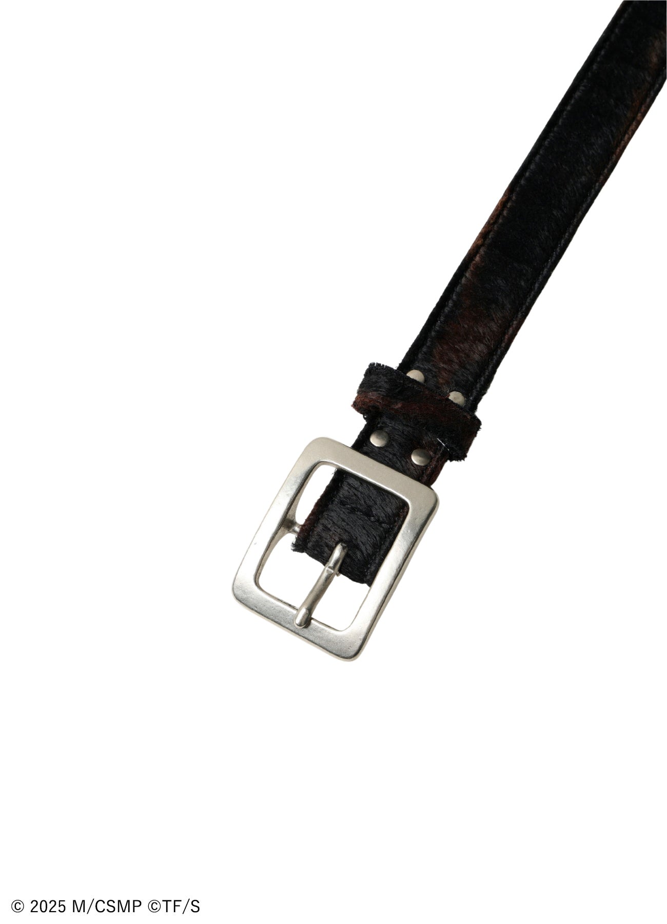 【Pre-Order】Ground Y×CHAINSAW MAN Collaborate Collection CHAINSAW HAIR CALF BELT SLIM VER