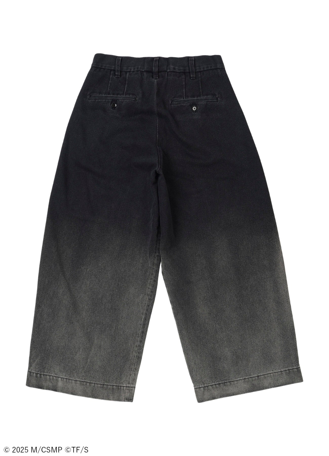 【Pre-Order】Ground Y×CHAINSAW MANCollaborate Collection BLEACH WASH CHAINSAW PANTS