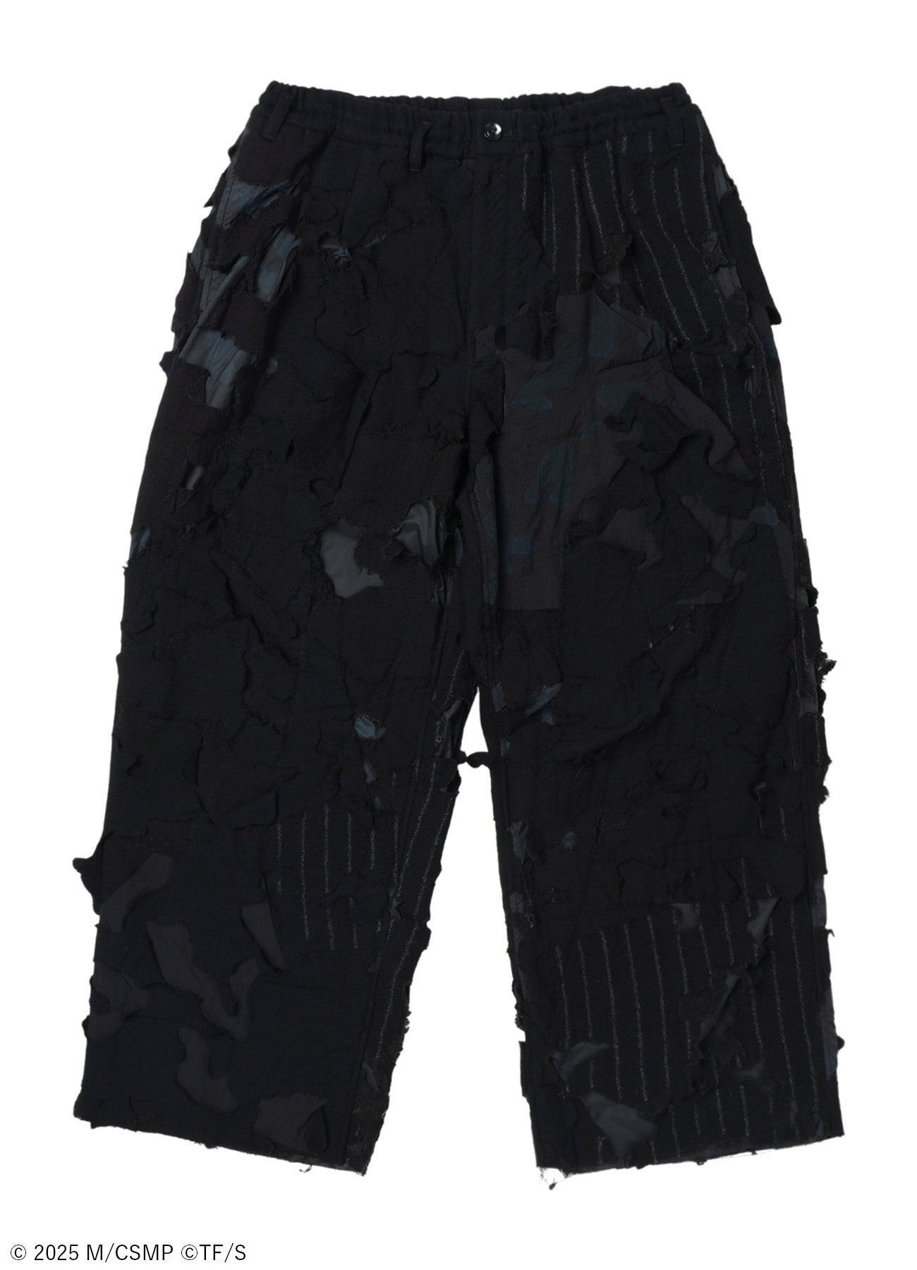 【Pre-Order】Ground Y×CHAINSAW MAN Collaborate Collection EXPLOSION CAMOUFLAGE WIDE PANTS