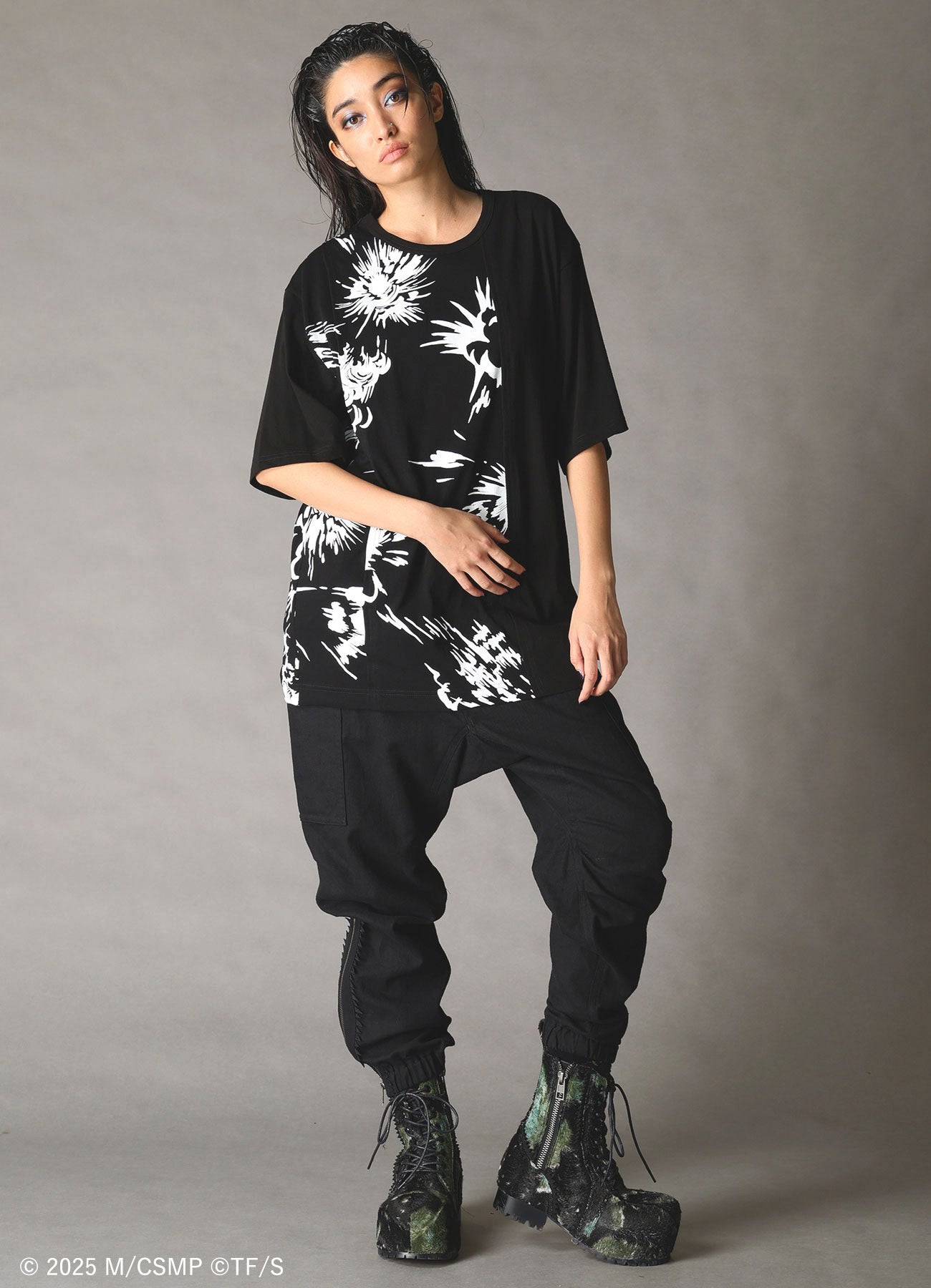 【Pre-Order】Ground Y×CHAINSAW MAN Collaborate Collection EXPLOSION GRAPHIC T-SHIRT