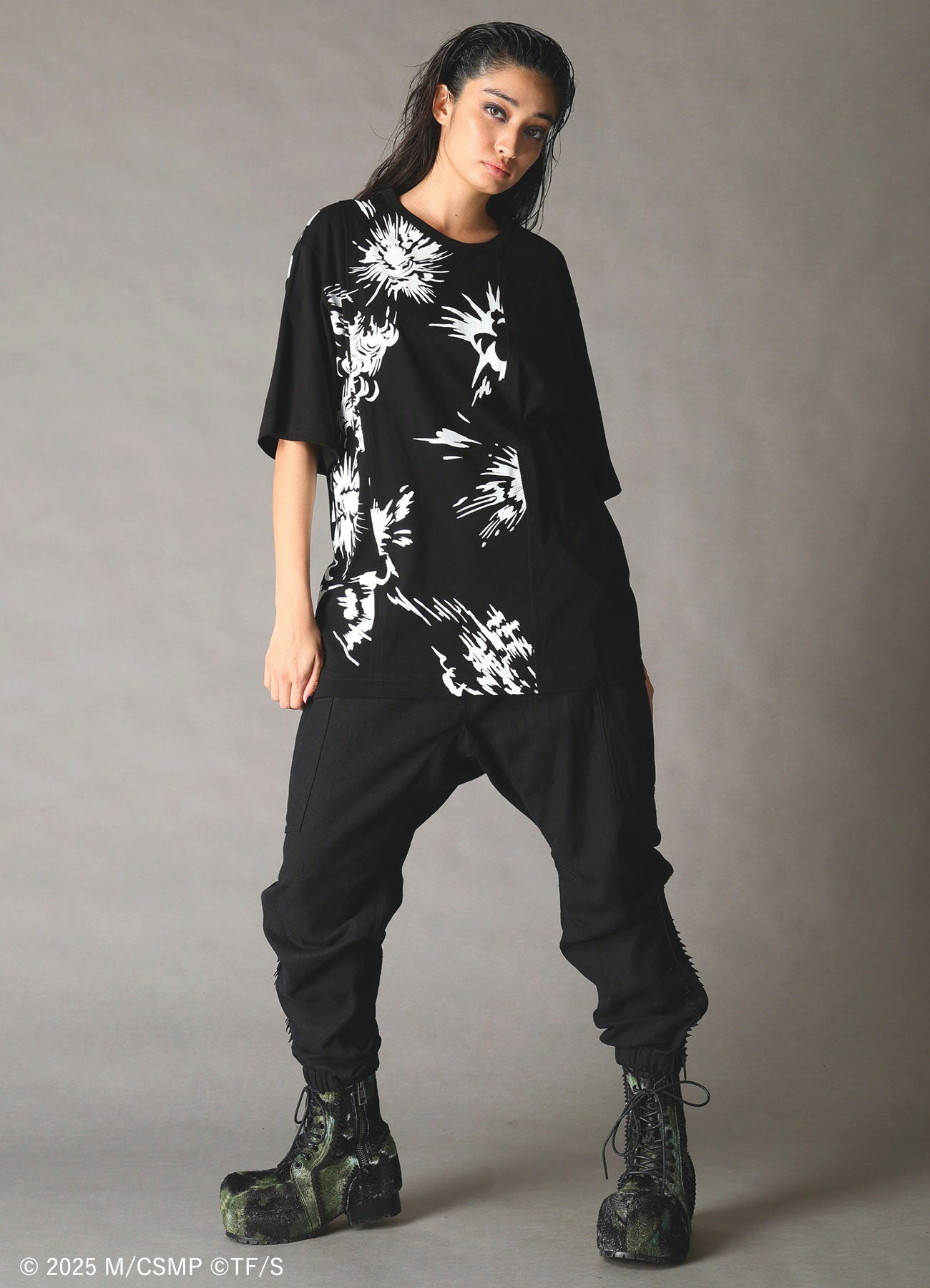 【Pre-Order】Ground Y×CHAINSAW MAN Collaborate Collection EXPLOSION GRAPHIC T-SHIRT