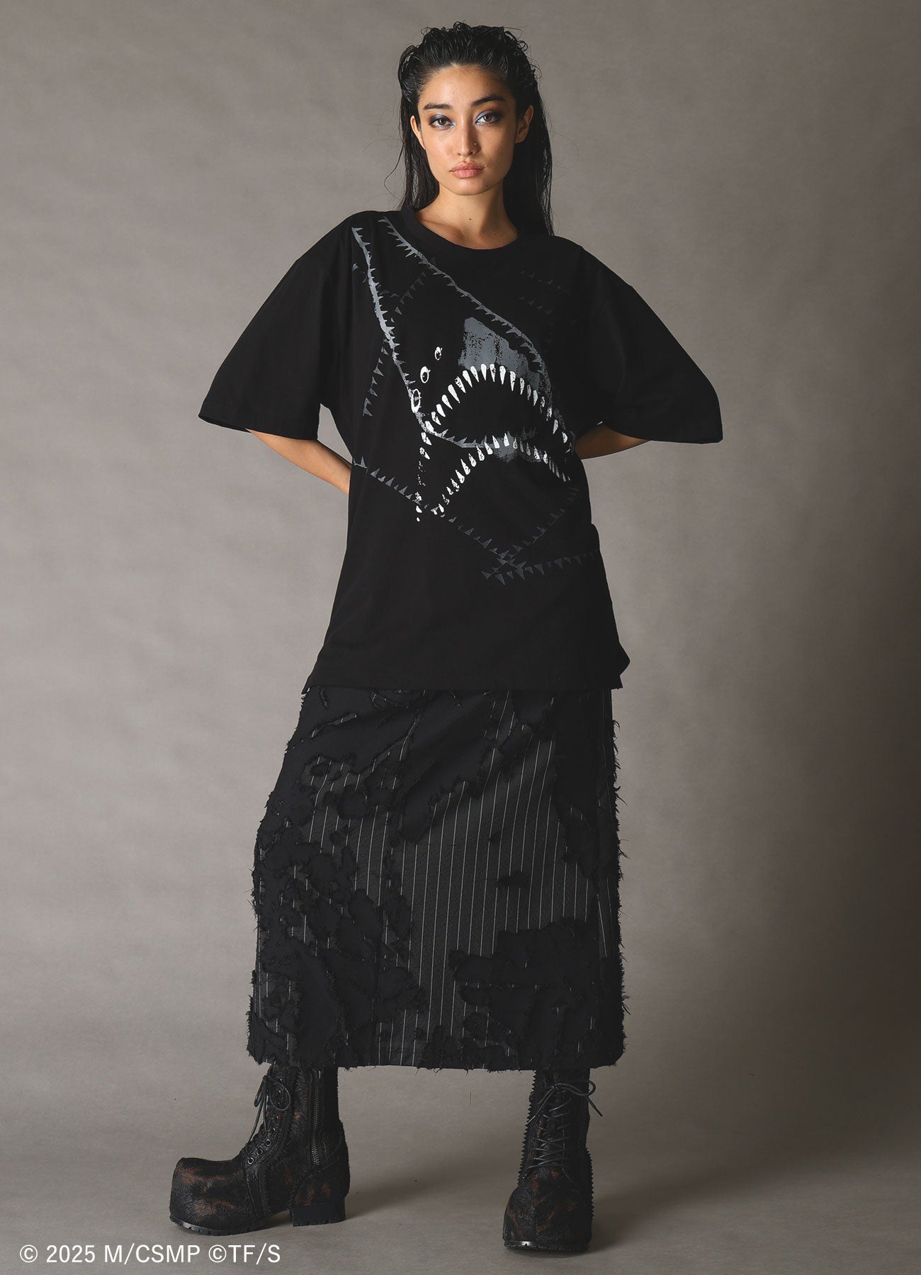 【Pre-Order】Ground Y×CHAINSAW MAN Collaborate Collection BEAM T-SHIRT【Shipping sequentially from late February 2026】