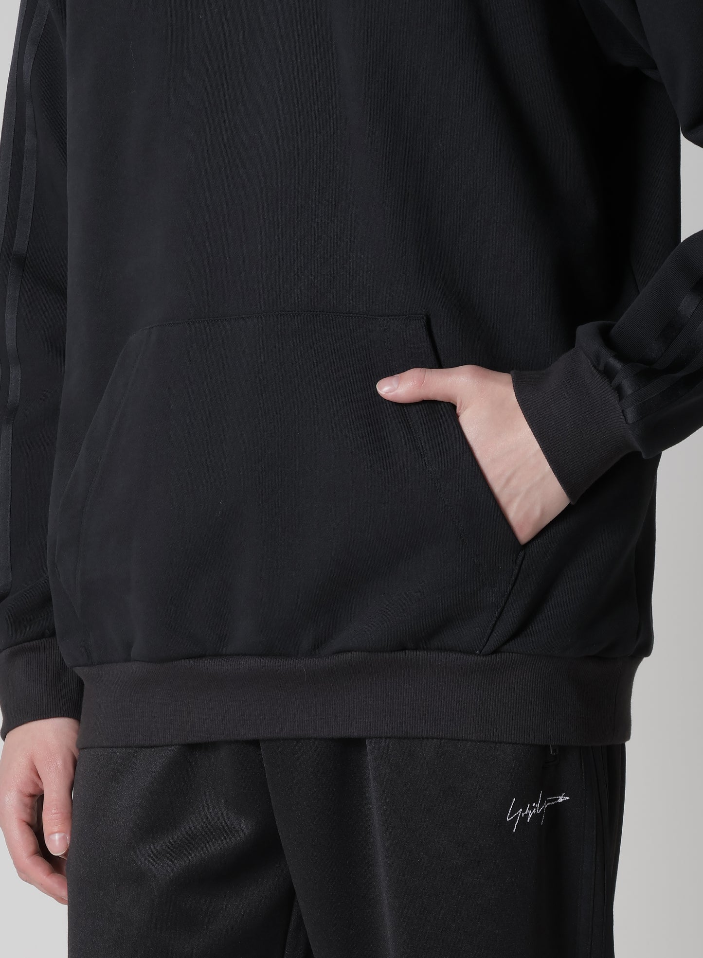 Y-3 KURO 3STRIPES HOODIE