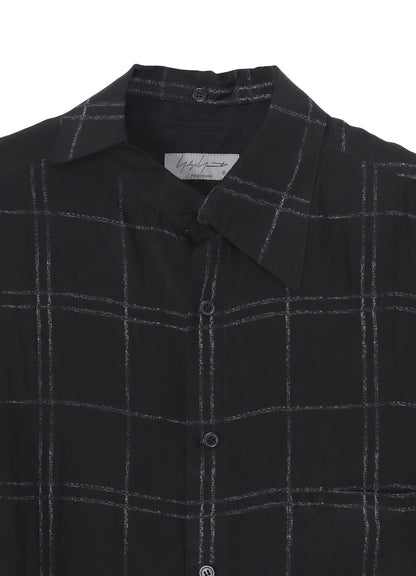 【PIECE UNIQUE/AOYAMA】4 PLAID UNBALANCED BLOUSE