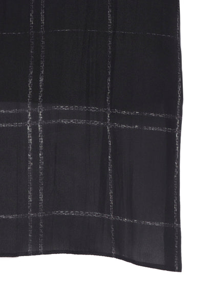 【PIECE UNIQUE/AOYAMA】4 PLAID UNBALANCED BLOUSE