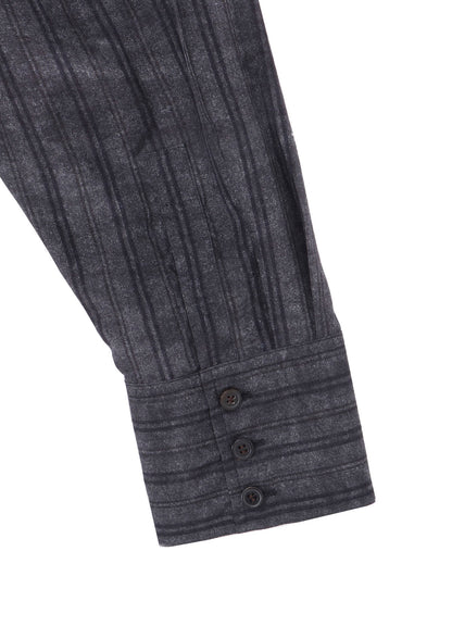 【PIECE UNIQUE/THE SHOP】BLACK DYED ST PATTERN BLOUSE