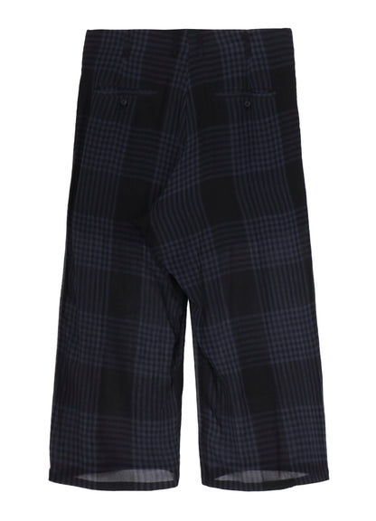 【PIECE UNIQUE/THE SHOP】CHECK PLAID SEAM POCKET PANTS