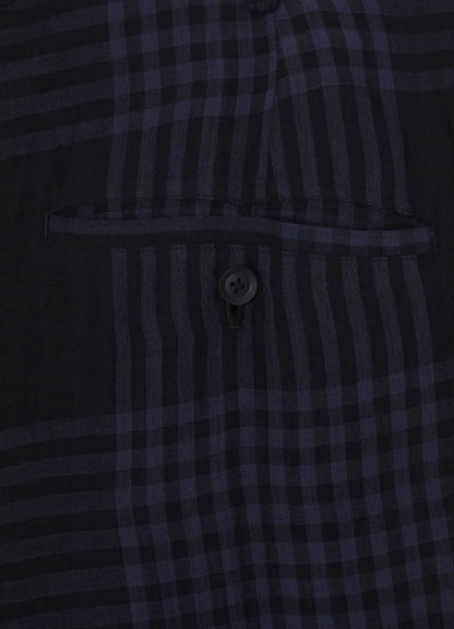 【PIECE UNIQUE/THE SHOP】CHECK PLAID SEAM POCKET PANTS