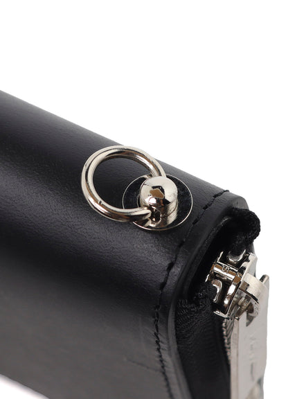 COW LEATHER FASTENER WALLET L