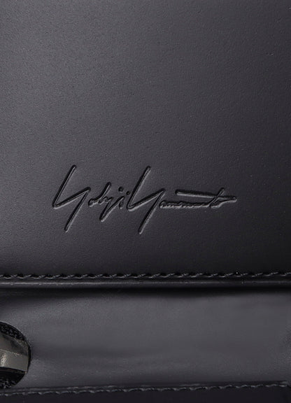 COW LEATHER FASTENER WALLET L