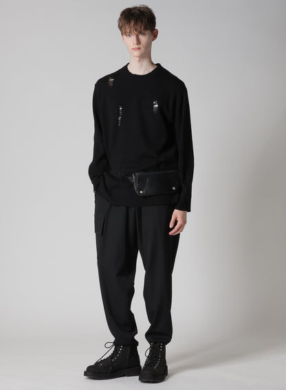 SOFT SHRINK LEATHER SMART WAIST POUCH