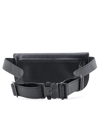 SOFT SHRINK LEATHER SMART WAIST POUCH