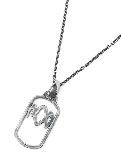 SILVER 950 DOG TAG GLASSES HOLDER