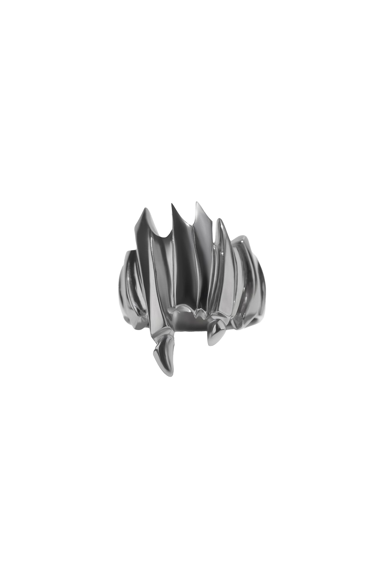 SV/BK RHODIUM TALON RING SV