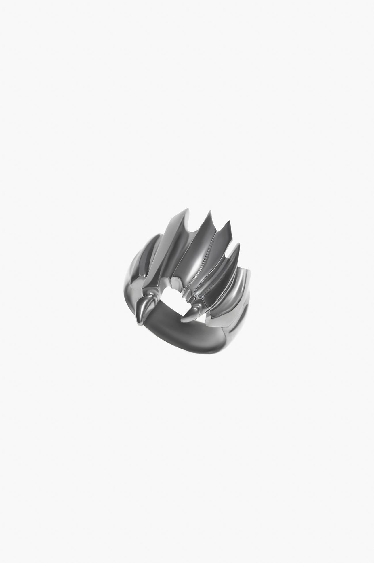 SV/BK RHODIUM TALON RING SV