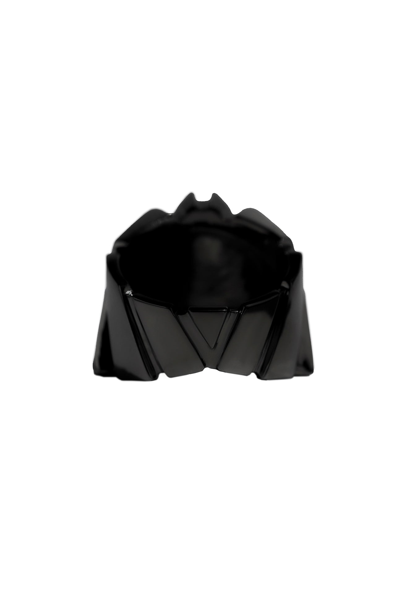 SV/BK RUTHENIUM STRUCED RING BK