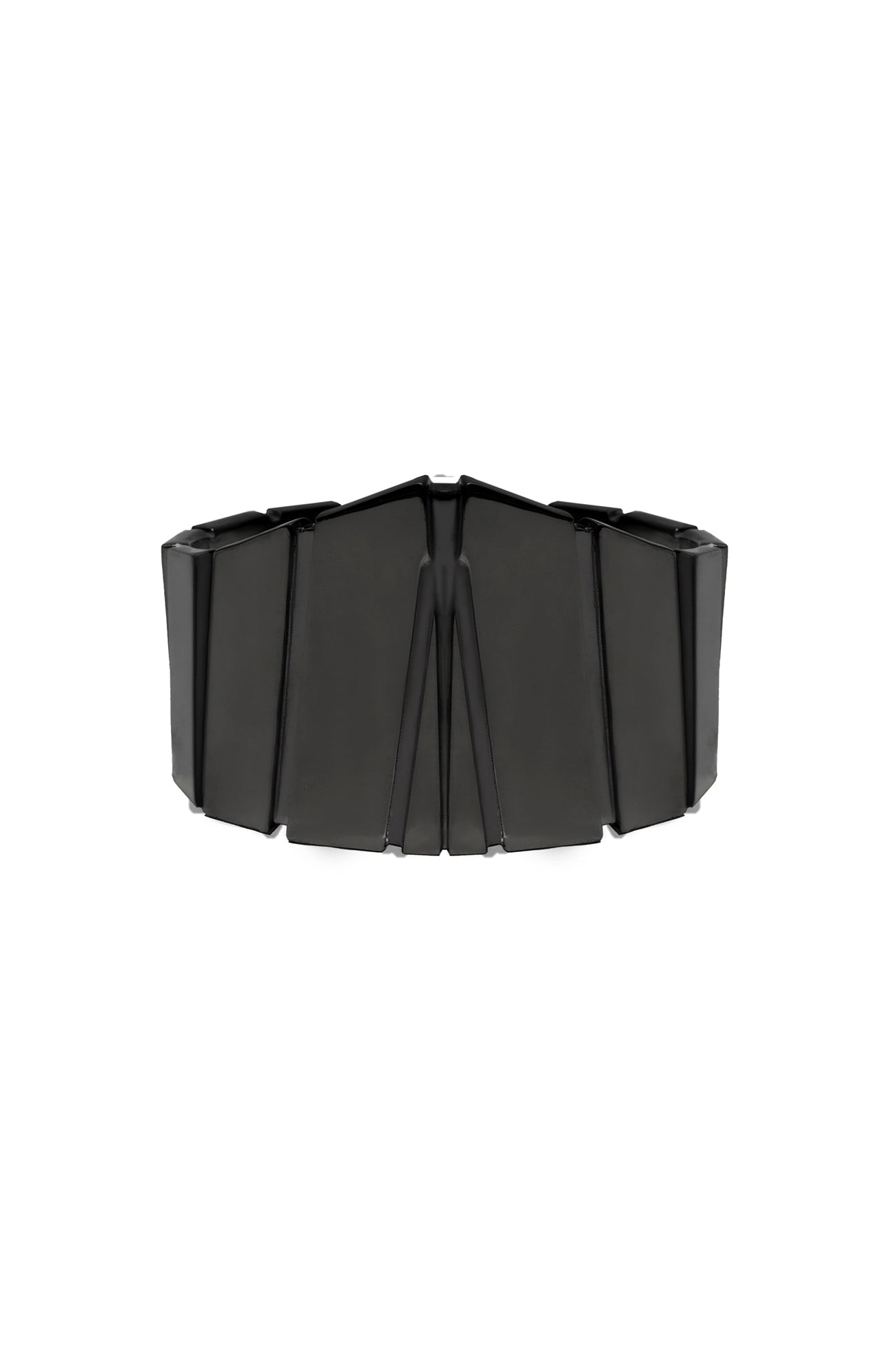 BRASS/BK RUTHENIUM ARC BANGLE BLK
