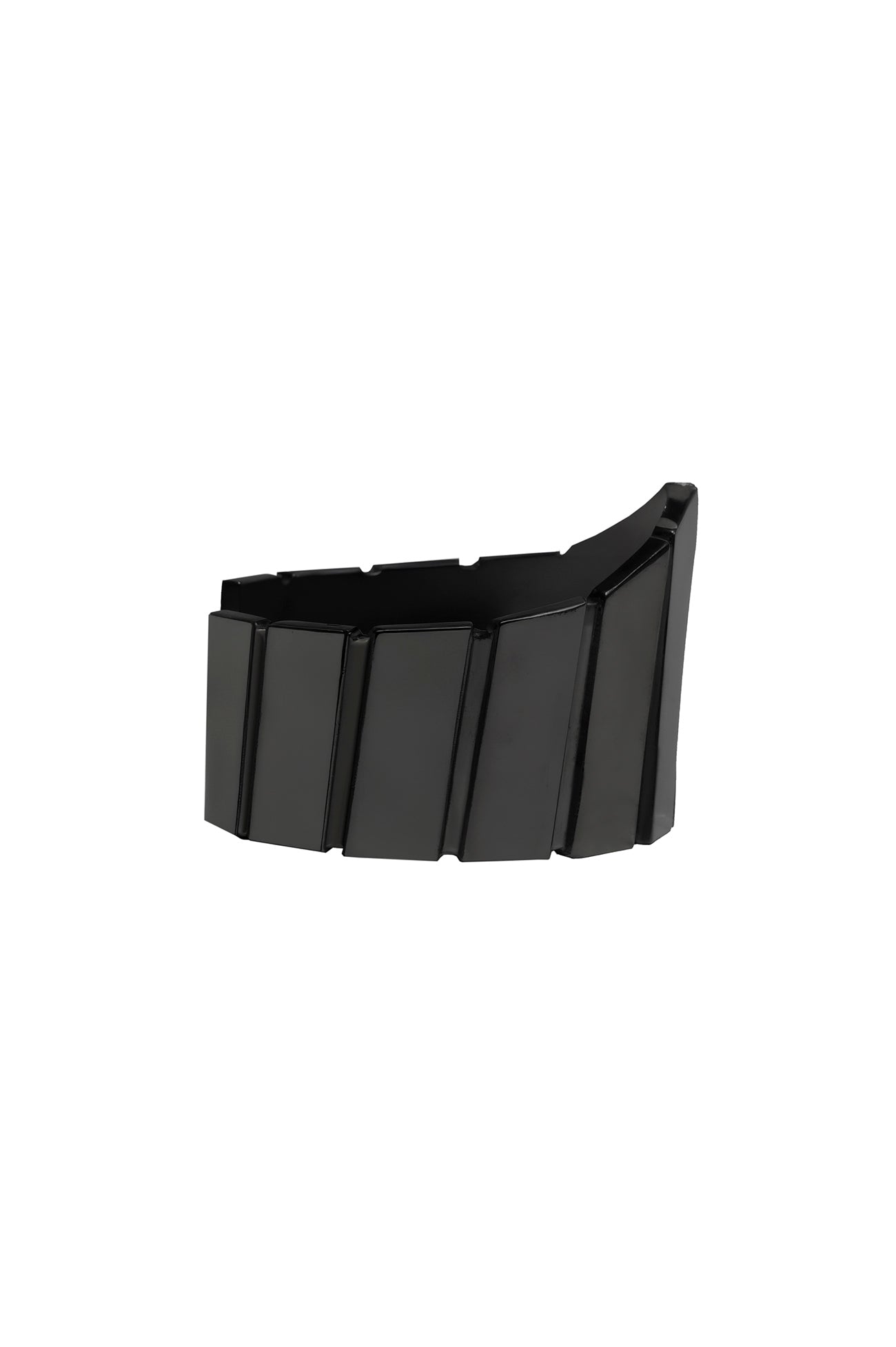 BRASS/BK RUTHENIUM ARC BANGLE BLK