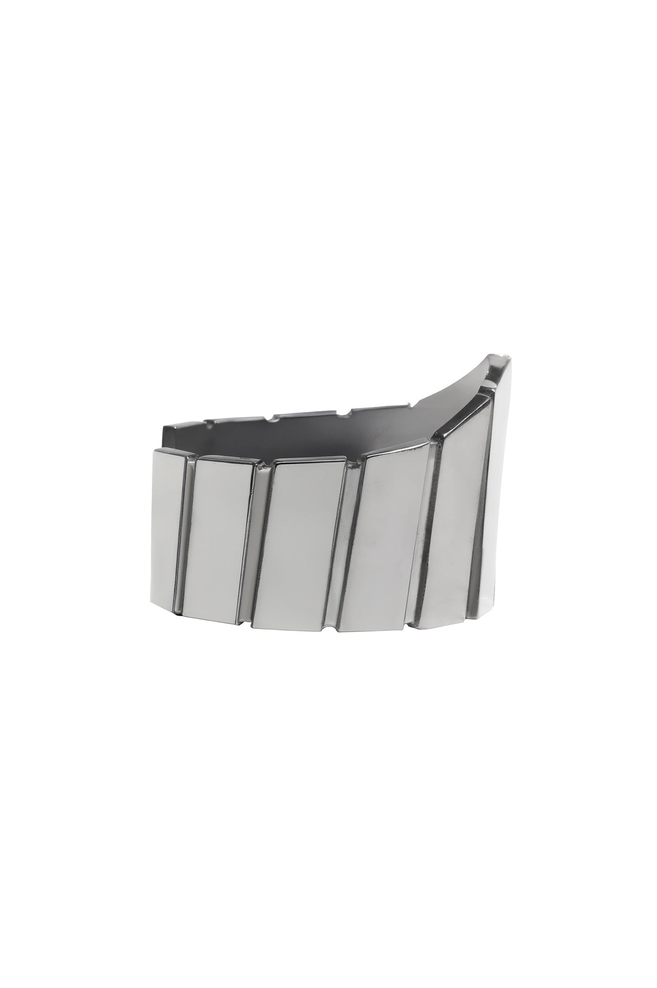 BRASS/BK RHODIUM ARC BANGLE SV